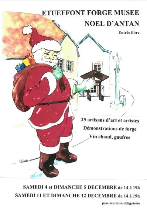 Marché de Noël à Étueffont — Marché de Noël traditionnel Forge-Musée Etueffont