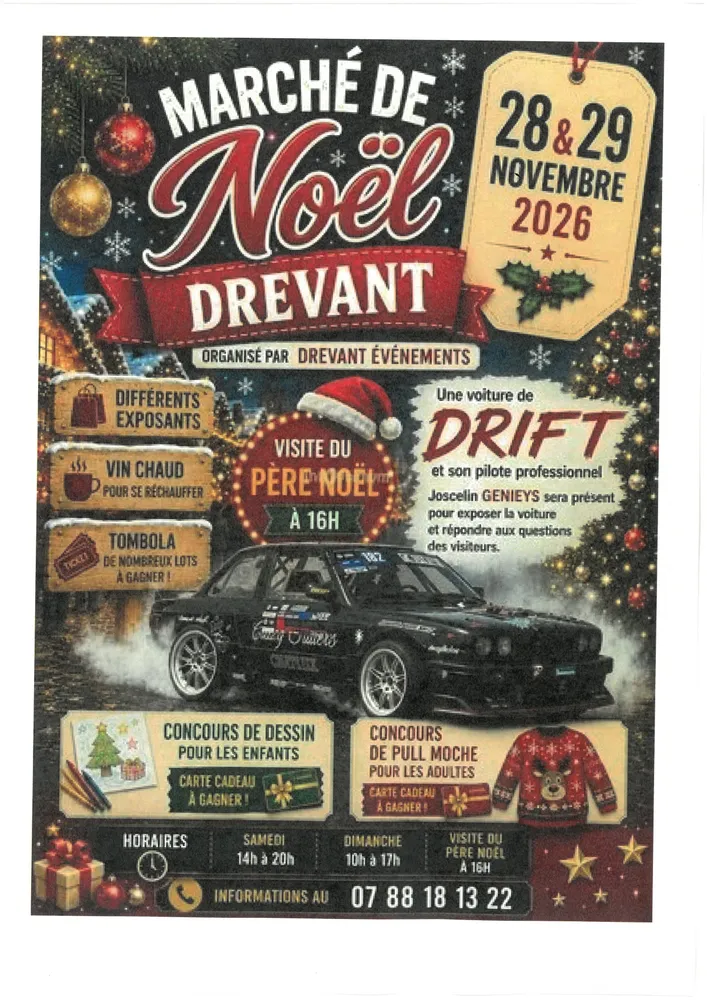 Marché de Noël à Drevant — Marché de Noël de Drevant
