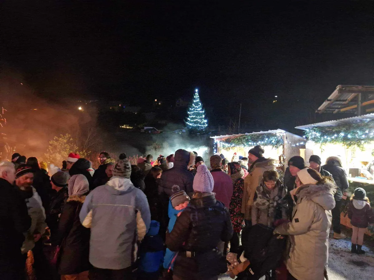 Marché de Noël à Le Bonhomme — Marché de Noël montagnard