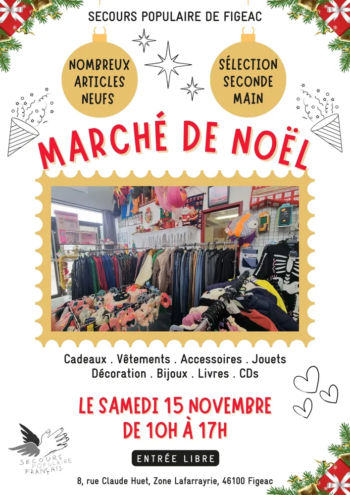 Marché de Noël à Figeac — Marché de Noël solidaire à Figeac