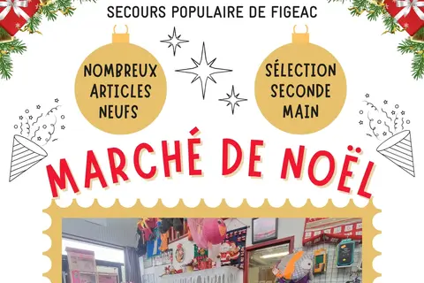 Marché de Noël à Figeac — Marché de Noël solidaire à Figeac