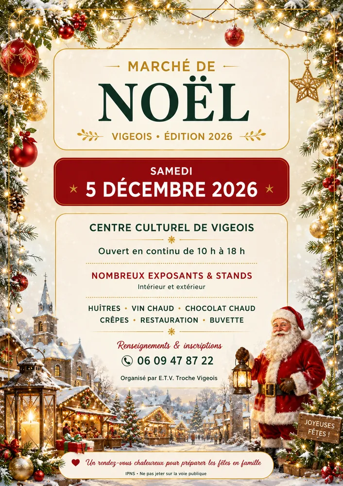 Marché de Noël à Vigeois — Marché de Noël à Vigeois