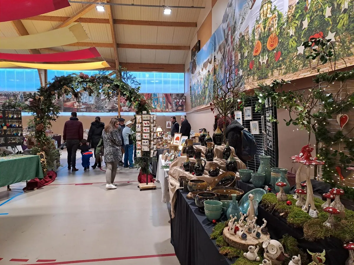 Marché de Noël à Ammerschwihr — Les lumières de l'Avent