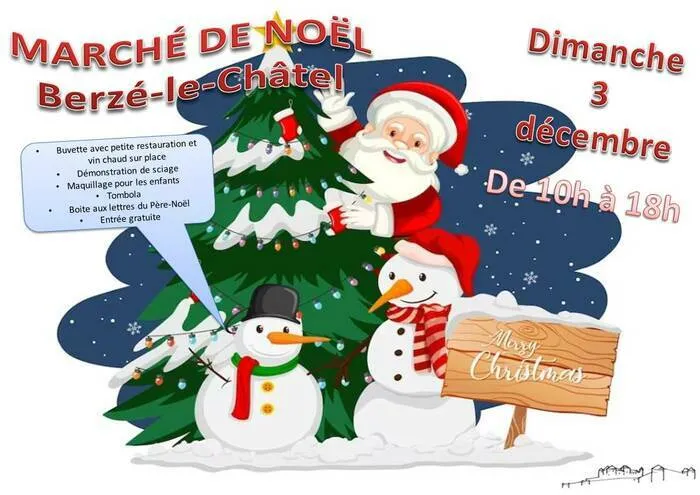 Marché de Noël à Berzé-le-Châtel — Marché de Noël