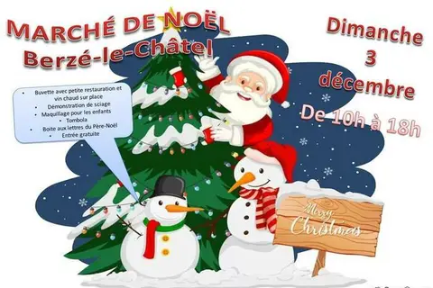Marché de Noël à Berzé-le-Châtel — Marché de Noël