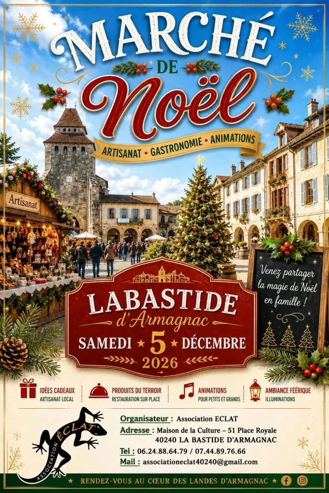 Marché de Noël à Labastide-d'Armagnac — Marché de Noël
