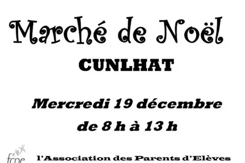 Marché de Noël à Cunlhat — Marché de Noël de Cunlhat - Mercredi 19 décembre 2018