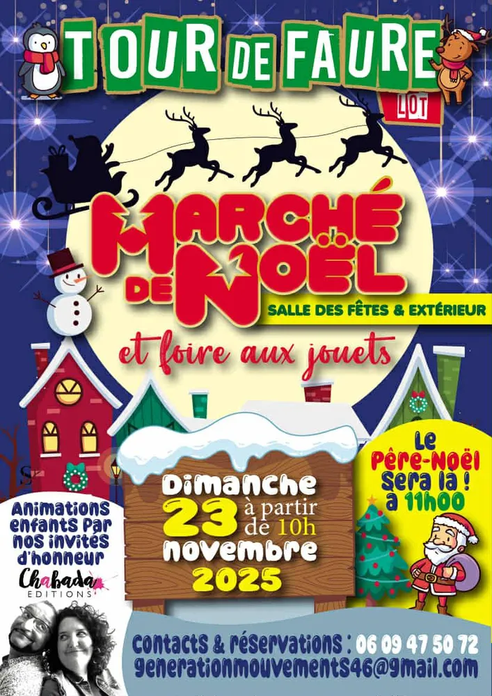 Marché de Noël à Tour-de-Faure — Marché de Noël et foire aux jouets à Tour-de-Faure